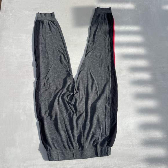 Michael Stars Petra Wide Double Stripe Joggers - Picture 2 of 3